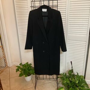 Evan Picone Black Coat Dress